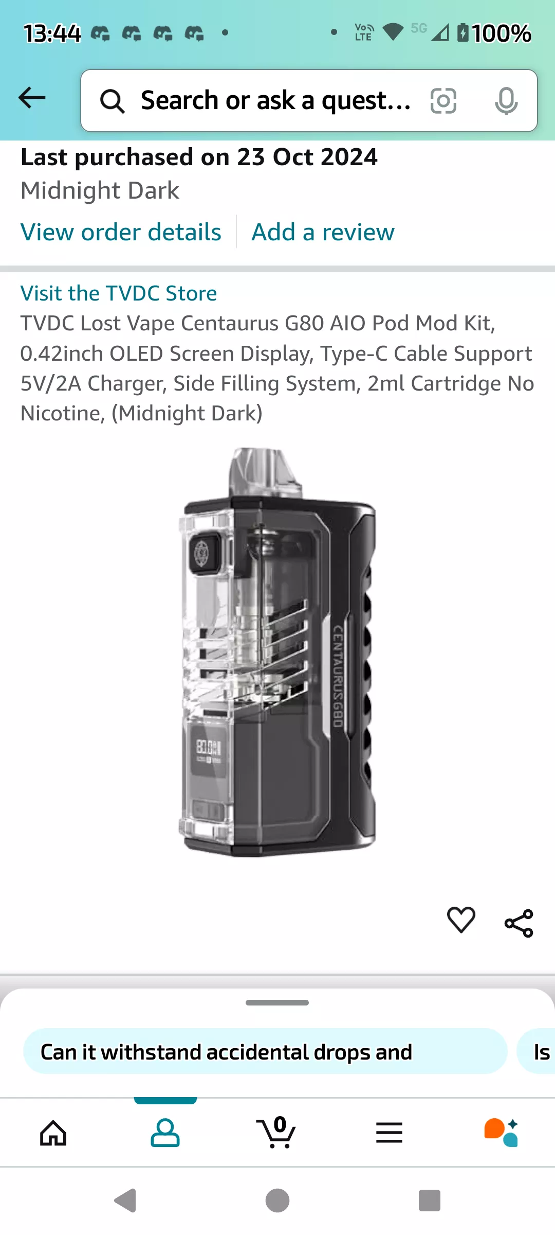 This coming tomorrow, any tips to avoid leaking?