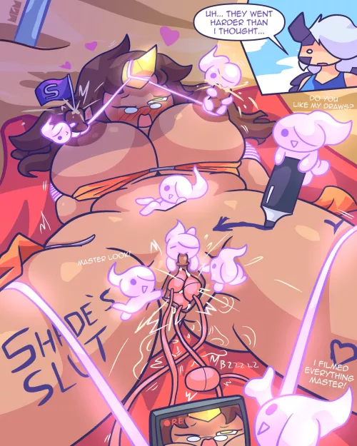 This was supposed to be a lighter magic attack, Shade better run after this one... (@TMogumi)