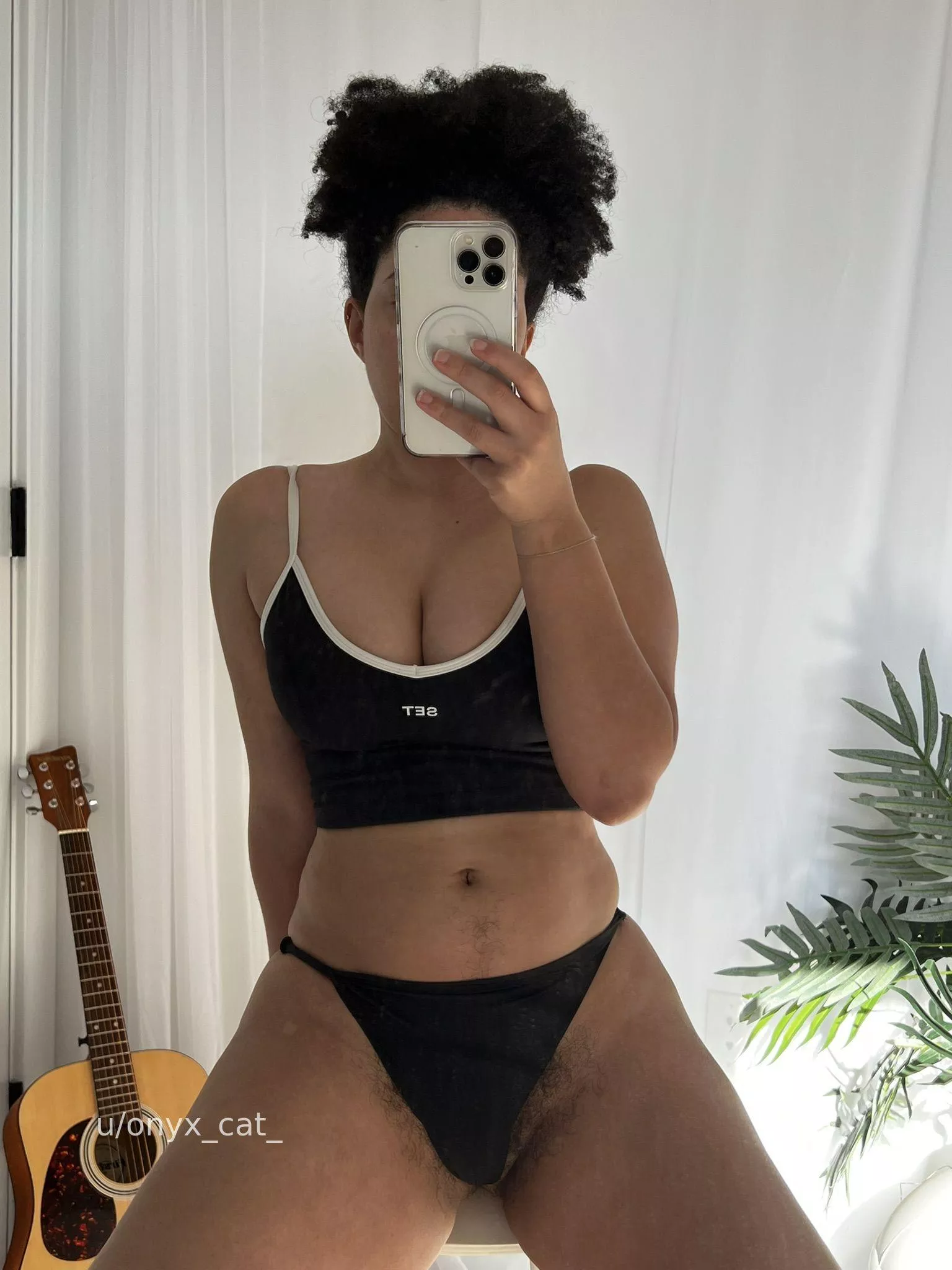 thongs show off my bush the best