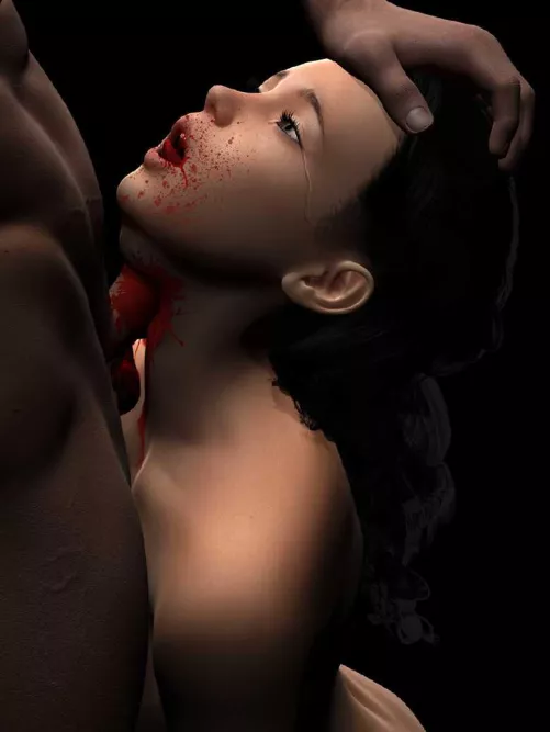 Throat slit and throat fuck 