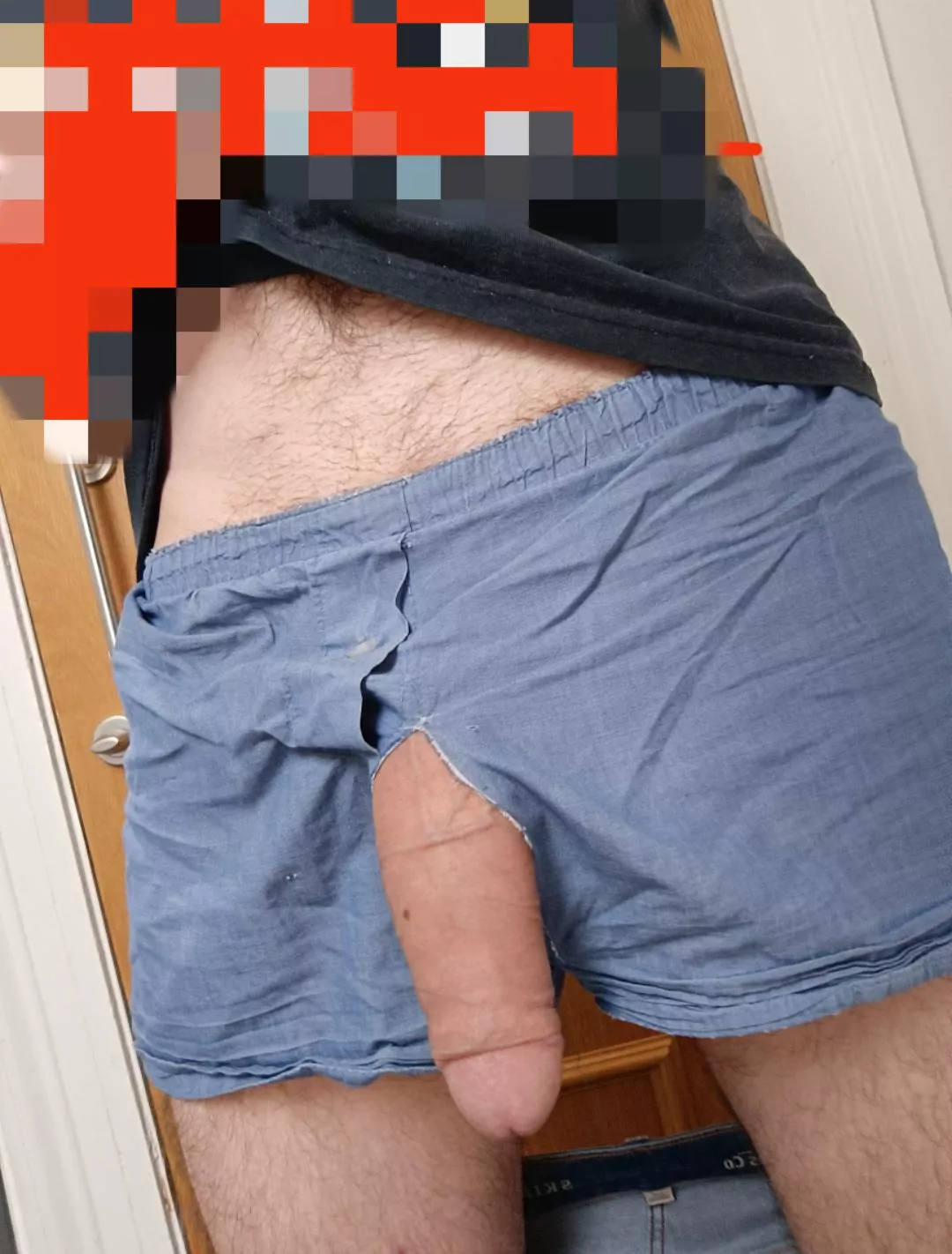 Told you it was a tight fit, ripped my boxers....