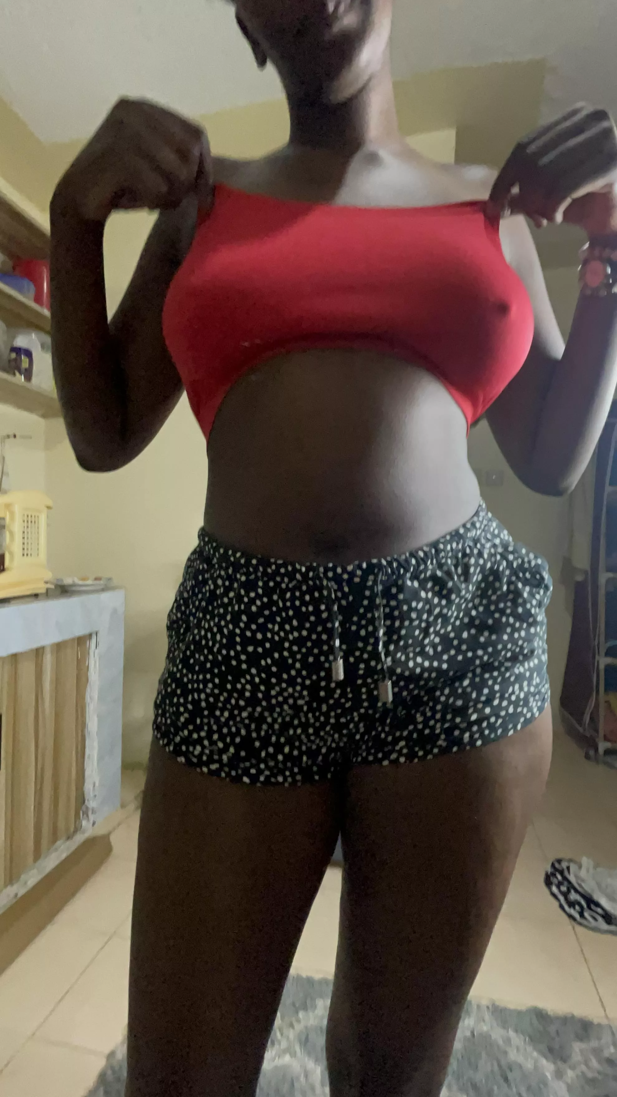 Too horny come help me undress