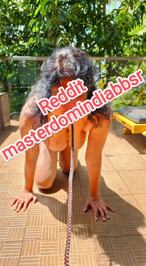 Training my BDSM Submissive to become a slave. She she learning quickly.