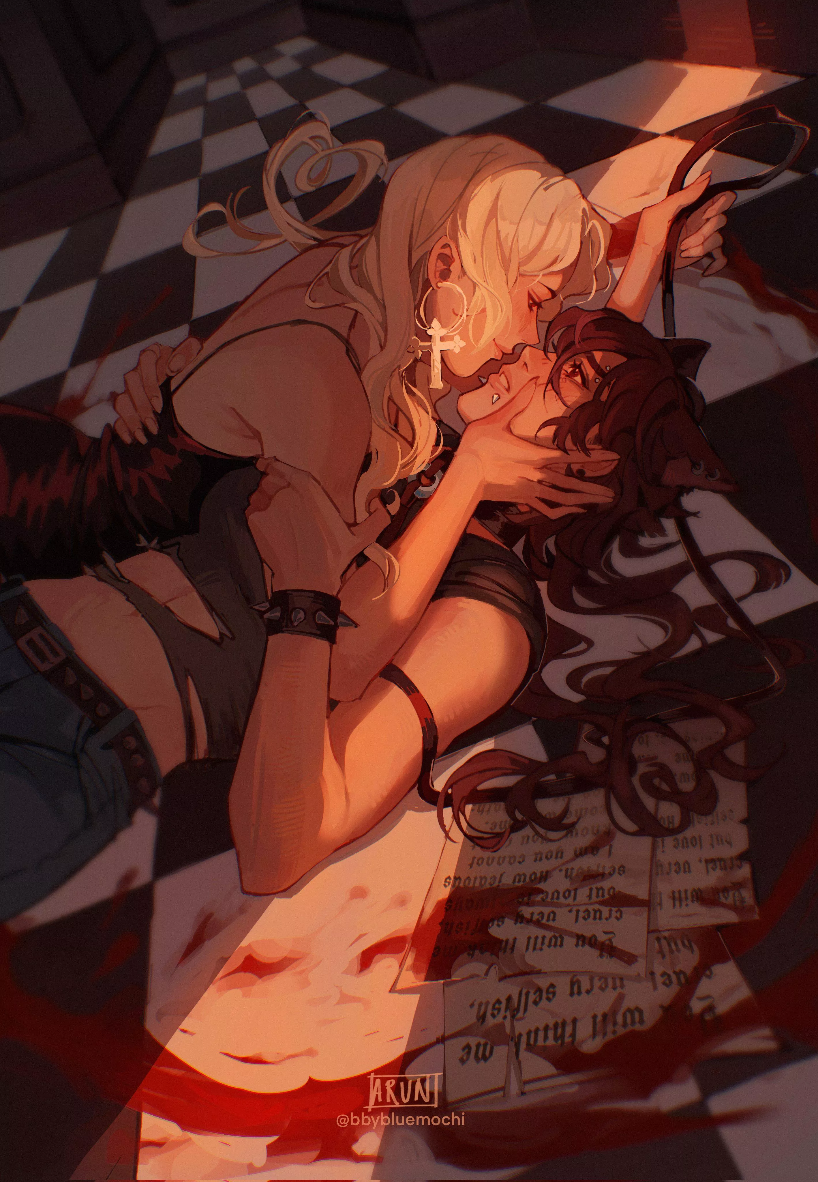 Vampire x Werewolf Girlfriends (bbybluemochi ) [Orginal]