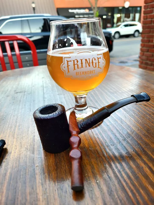 Wally Frank, a beer, and I