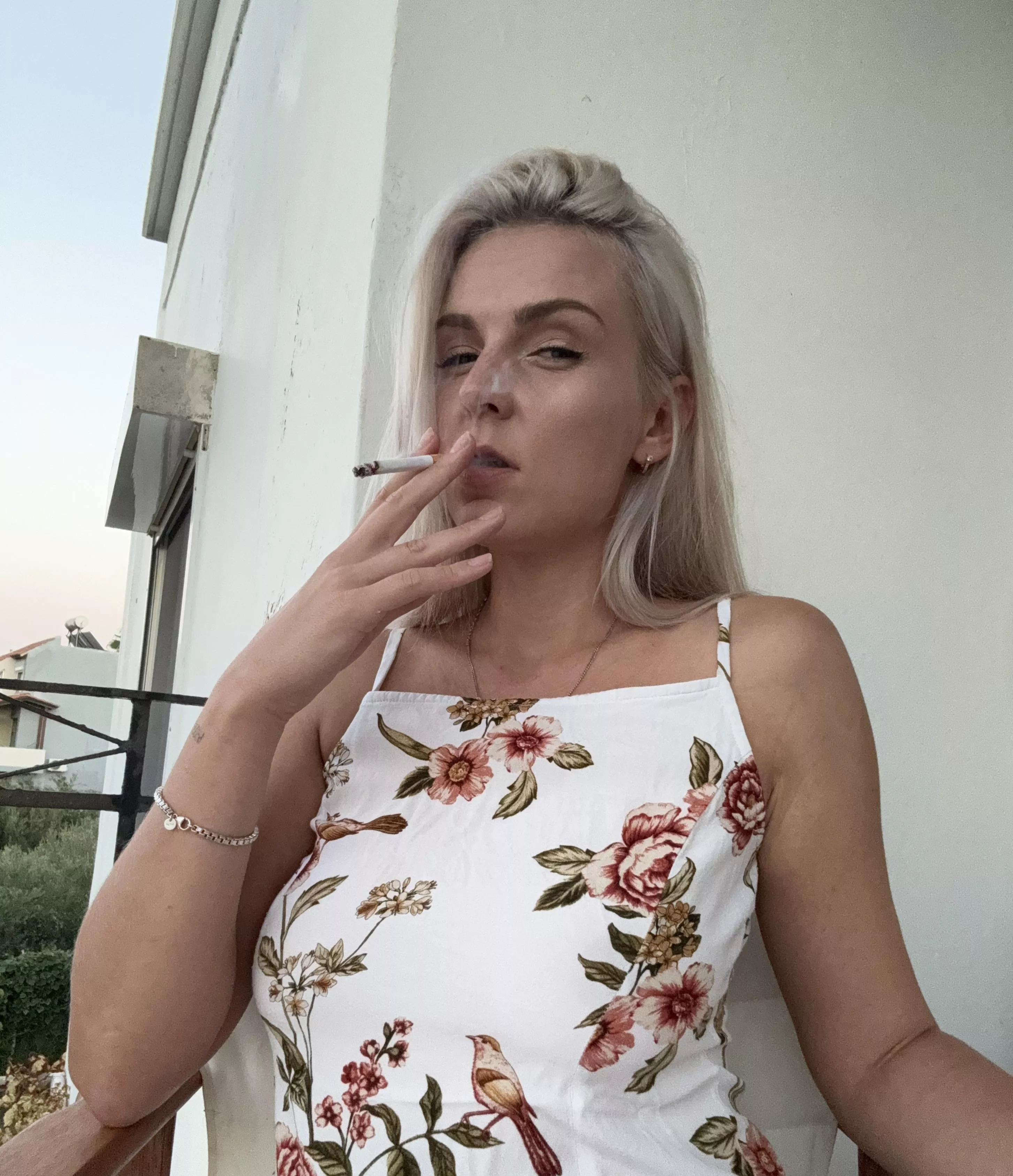 We can smoke while you squeeze my tits