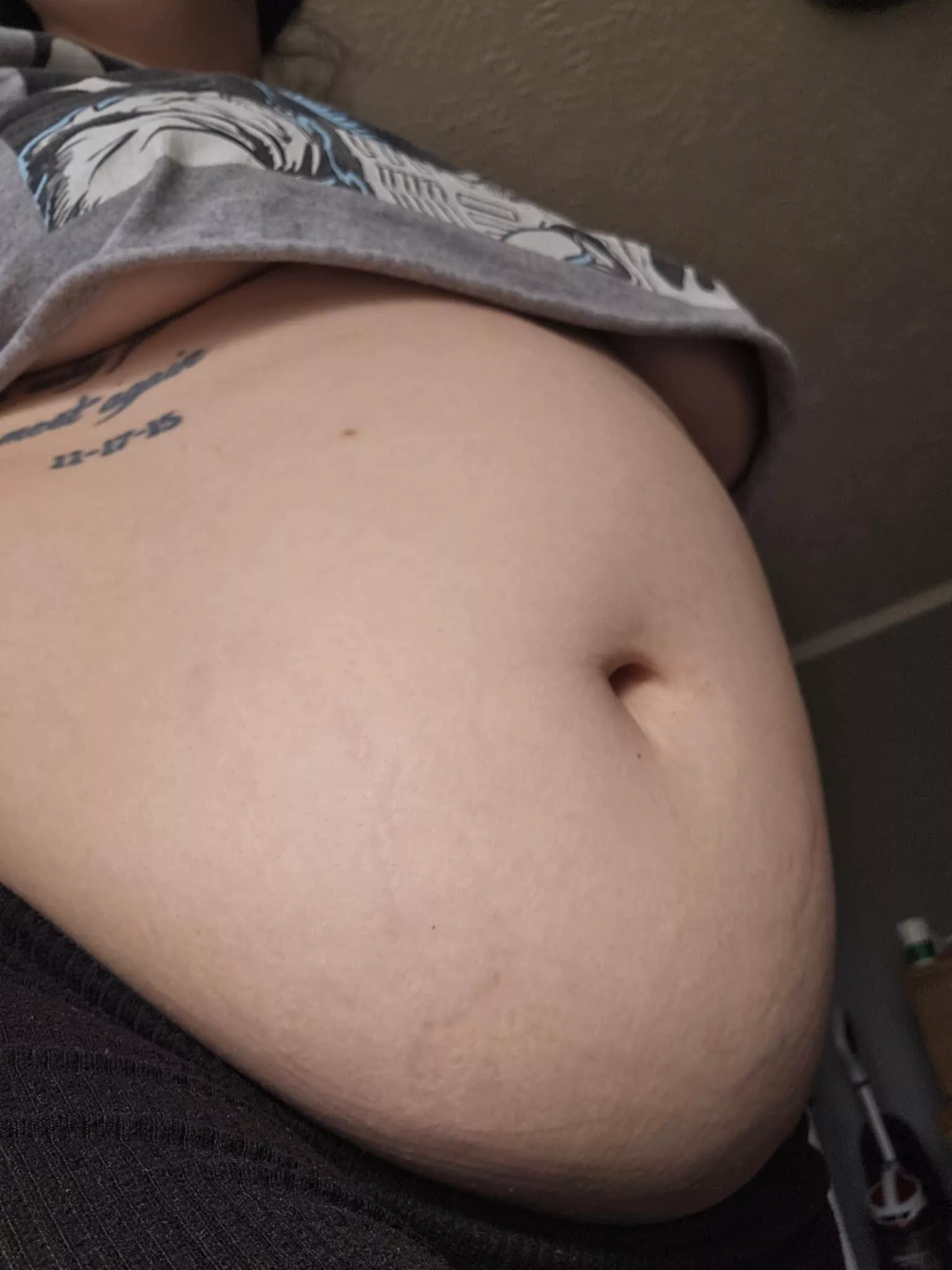 Weight gain shakes are indeed working. My belly is getting heavy