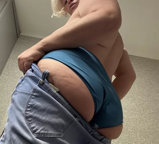 When you have to jump to pull the pants up…