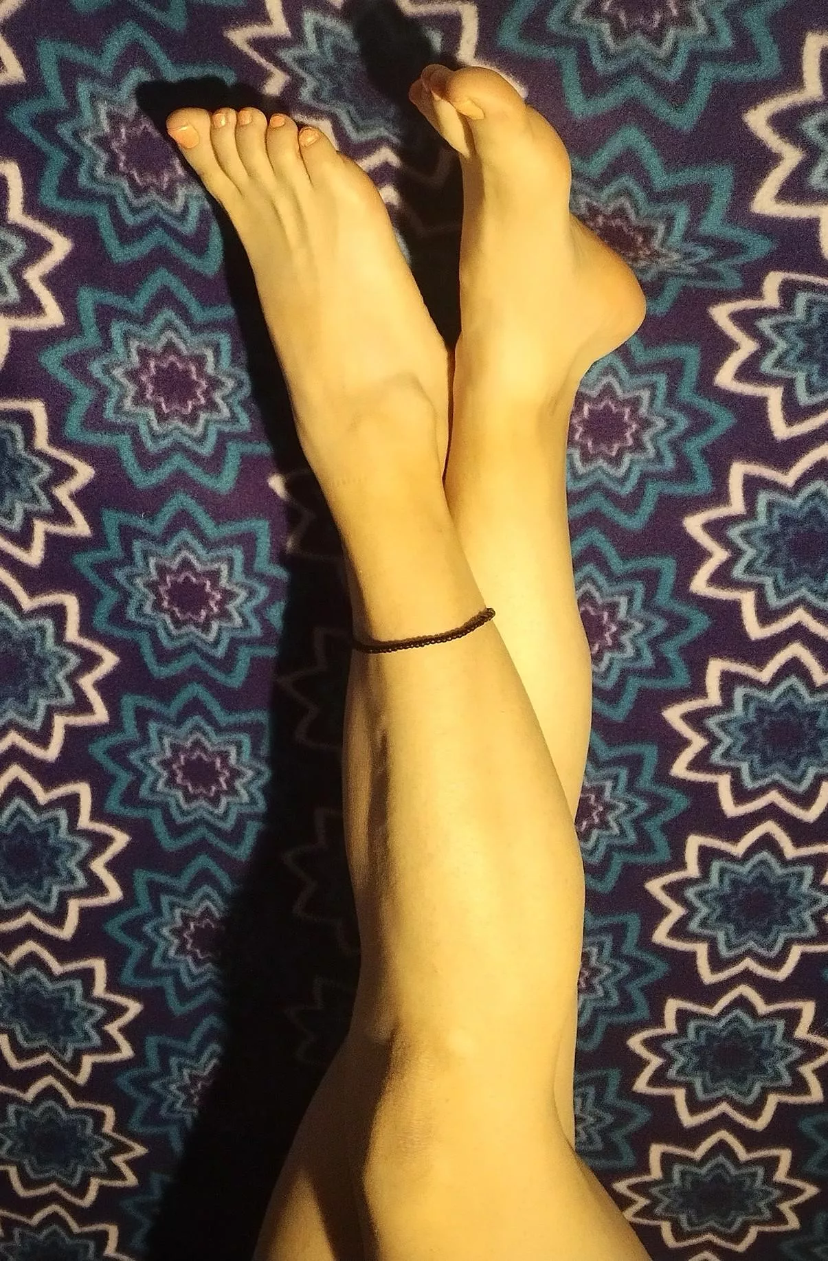 Would you touch my legs with your hands or your mouth 