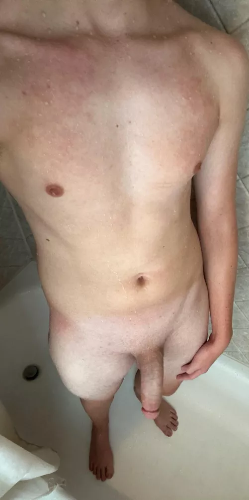 (18) Anyone wanna join me in the shower?