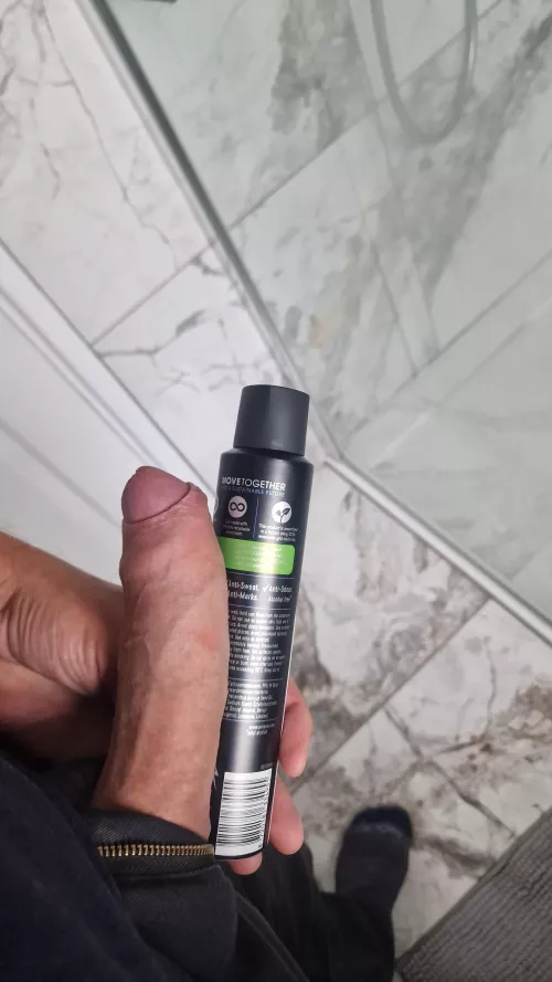 28M hung stud, not even hard an just as big as 200ml deodorant can. How much bigger do you reckon I can get hard? 