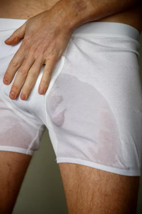 A little accident in my boxers