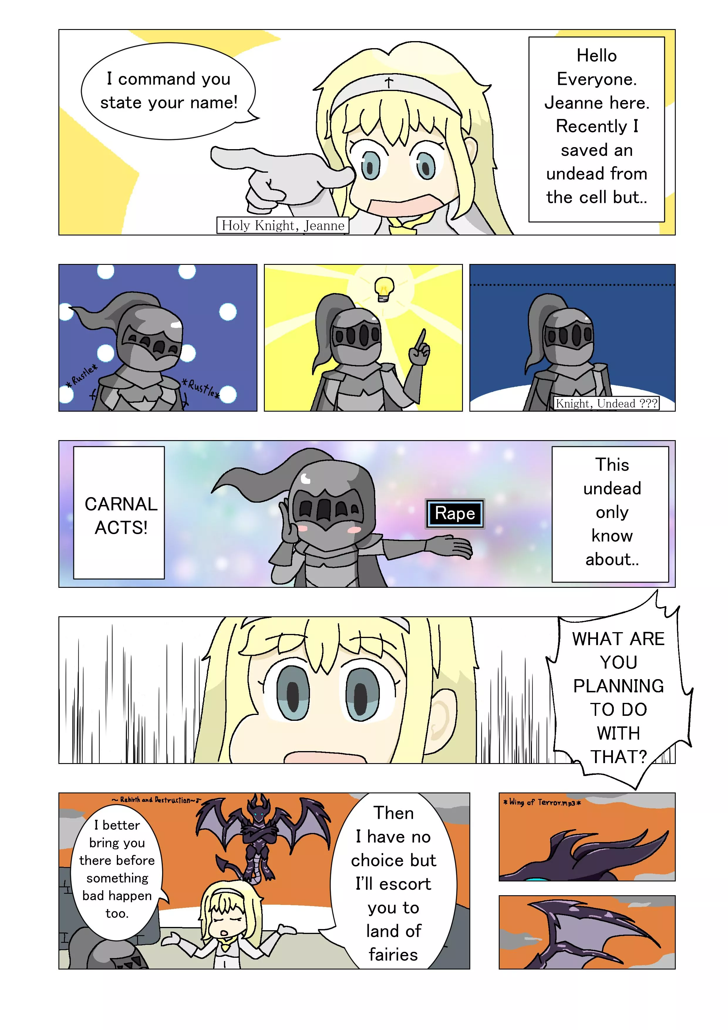 Adventure of Jeanne! Chapter 2: Pervert Undead!
