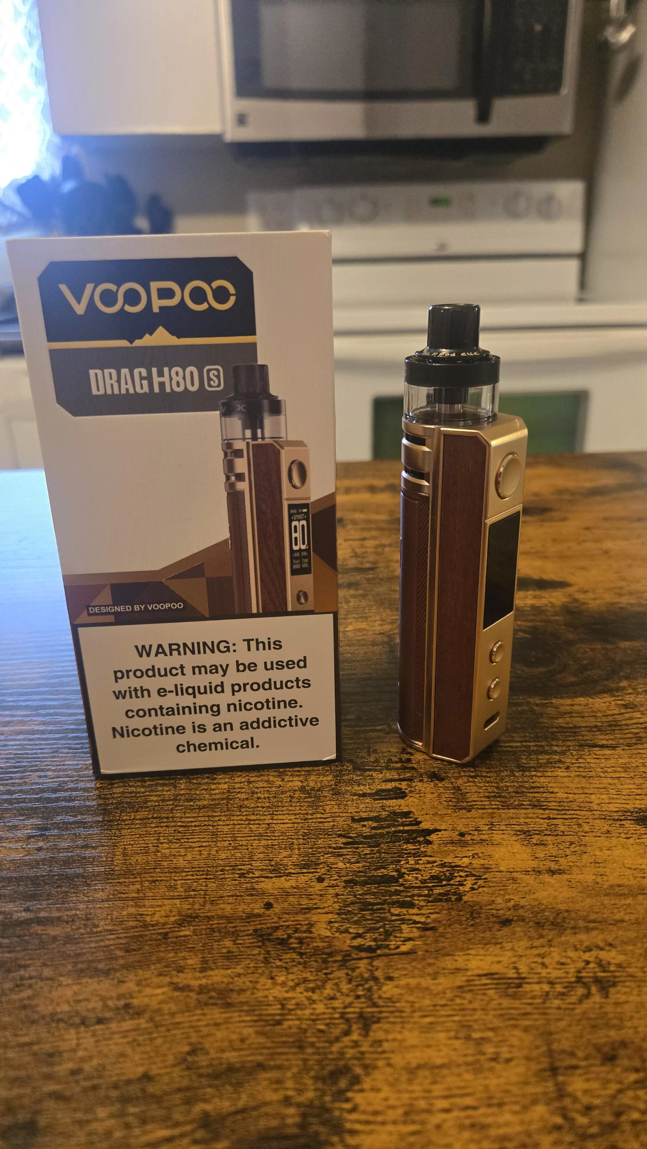 After using a Vaporesso Xros 3 for a while, I decided to try something with a little more power. I got this guy on sale for only $20 😁