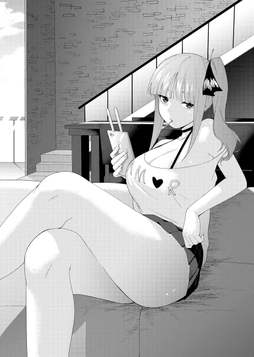 Bad Bitch Nino Nakano Chilling At Home (Quintessential Quintuplets)