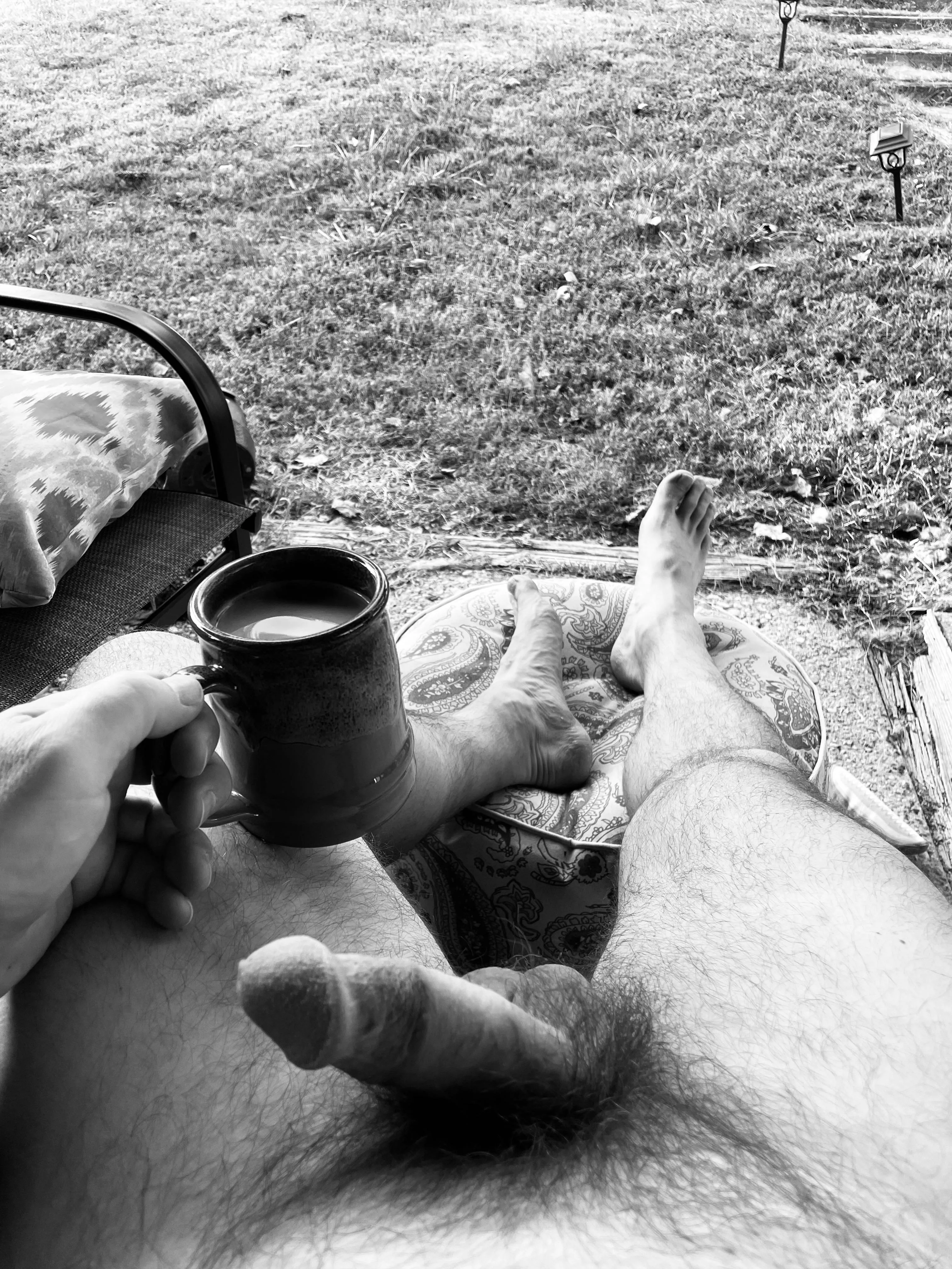 Black (and white… with a touch of creamer lol)