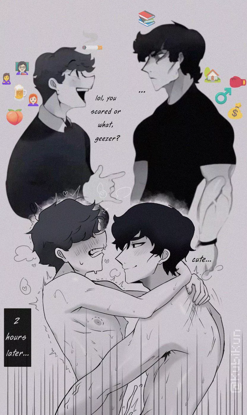 Boy vs Men meme but it's yaoi 🤪