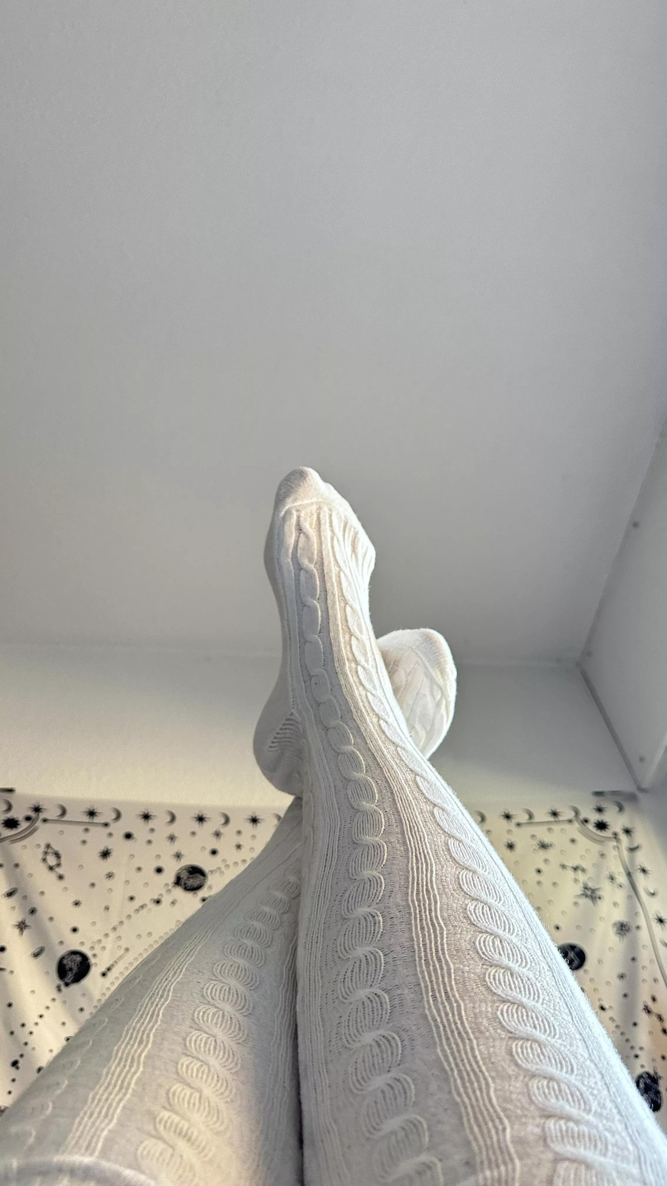 Can I be the crazy sleazy who sends you random sock pics. 
