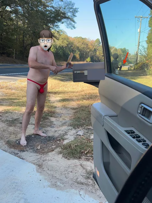 Caught by the neighbors 