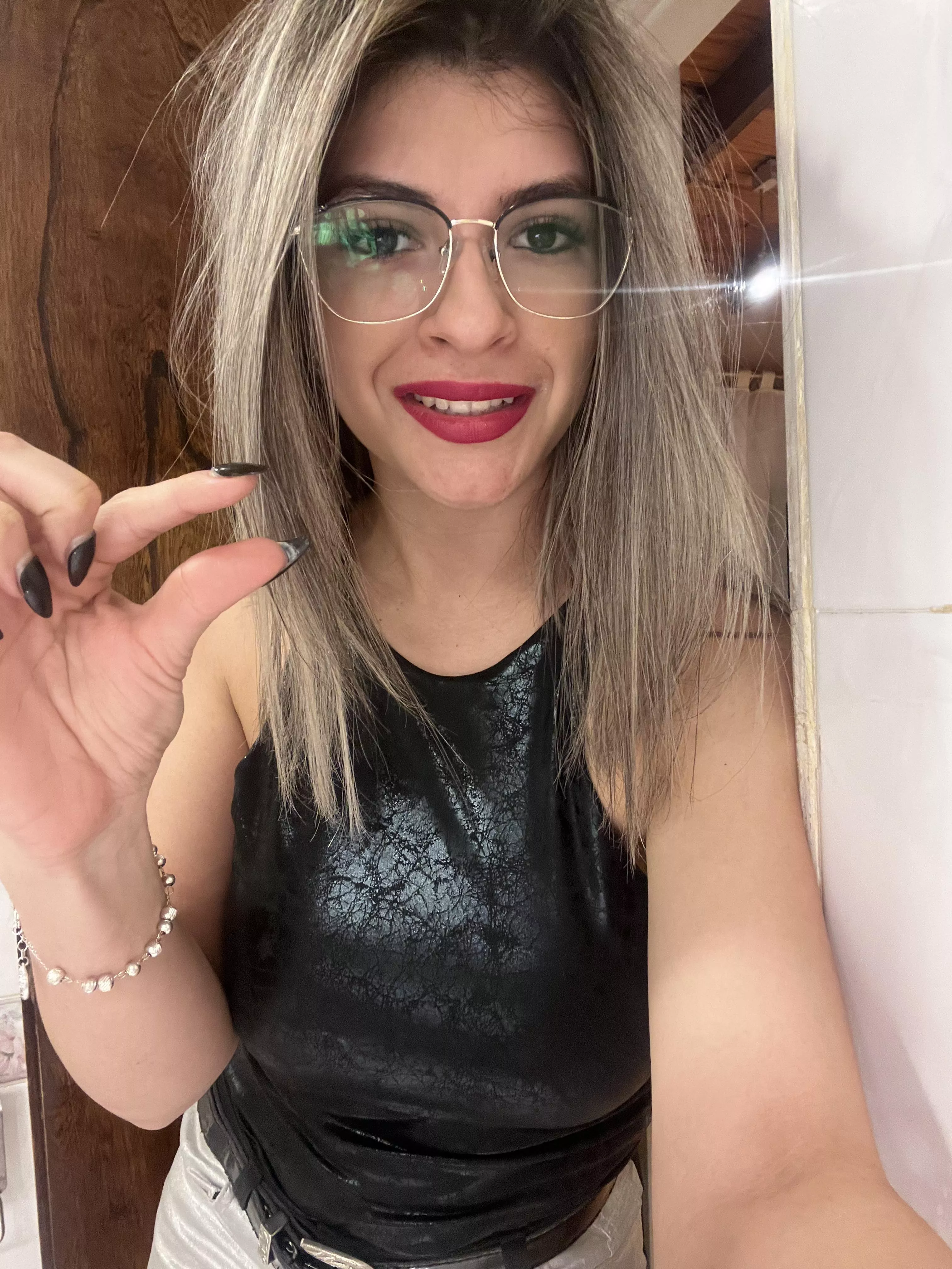 cock size? I bet it's smaller than my fingers