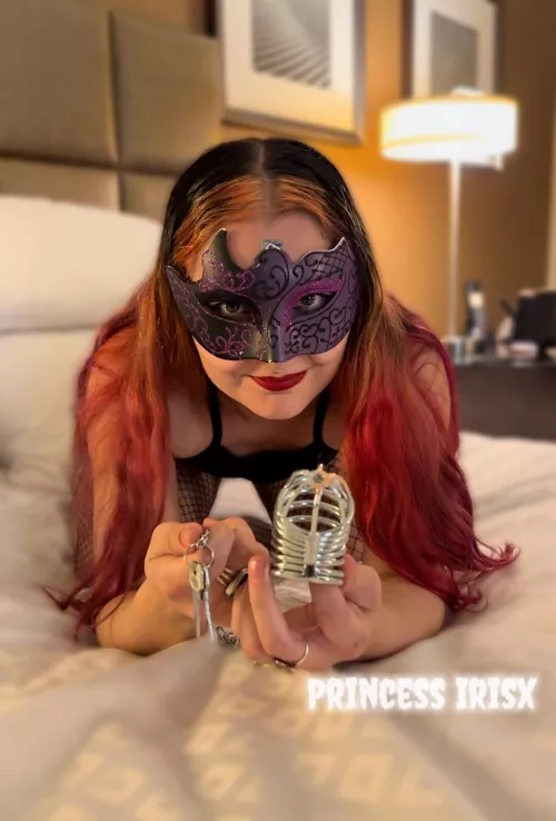 Don’t worry, I’ll lock you up, keep you nice and pussy free! 