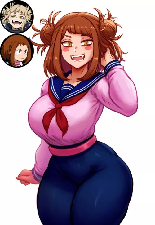 [F4M] After an weird accident it seems that Toga and Uraraka has become 1 person...well a fusion of the 2 would be the best way to say it (send a starter)