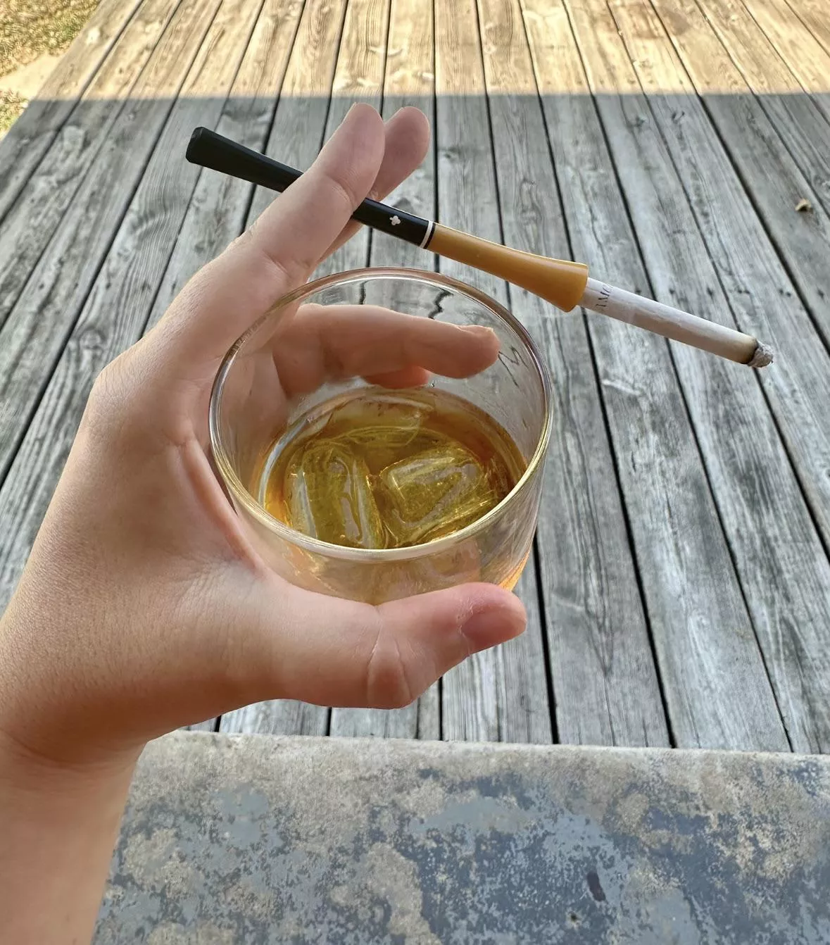 First time using a holder