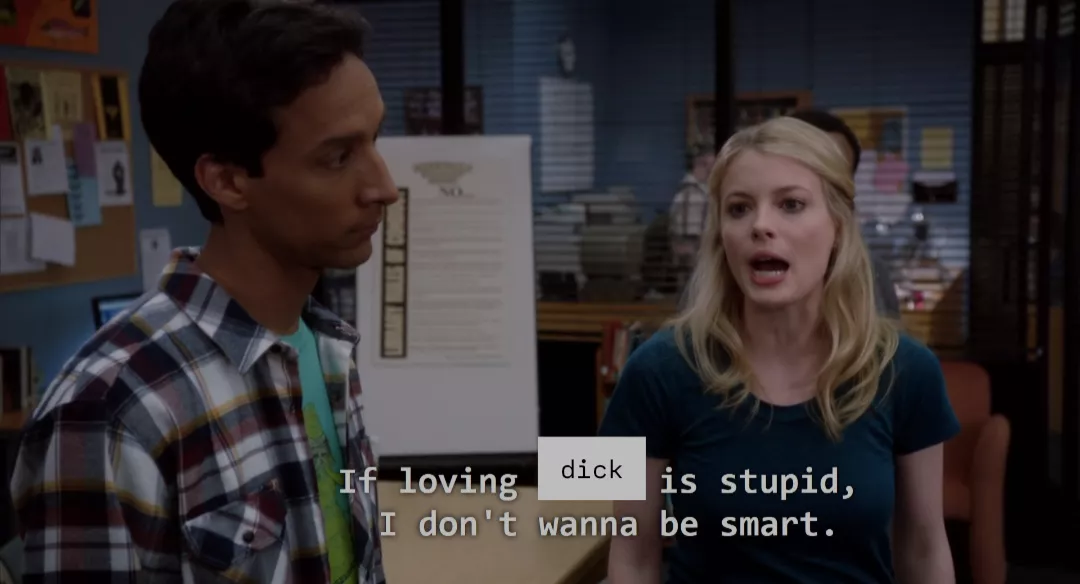 Five minutes into the conversion of a strong, unbreakable feminist