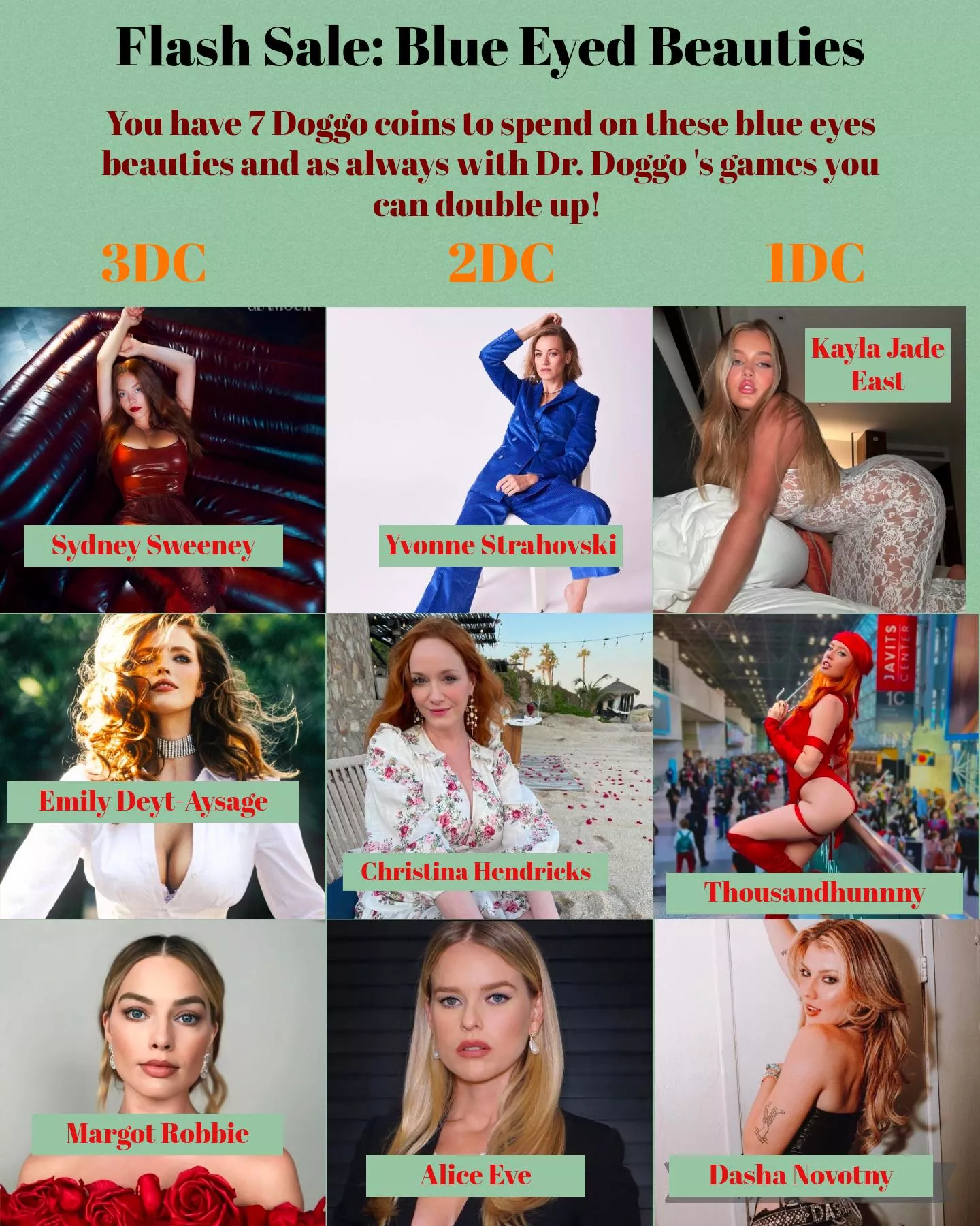 Flash Sale: Blue Eyed Beauties 