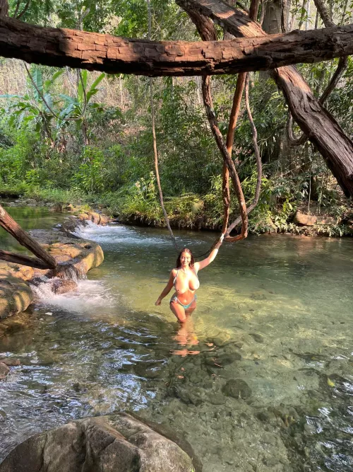 Grab my boobs for good luck