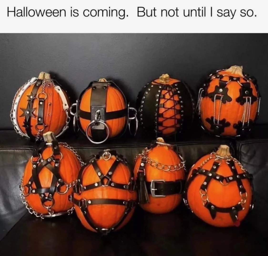 Halloween at a trans kinksters house