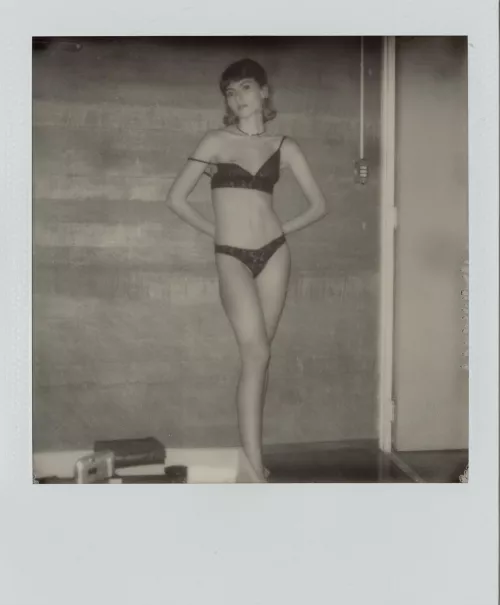 Hanging out with one of my best friends (Polaroid SX-70, OC)