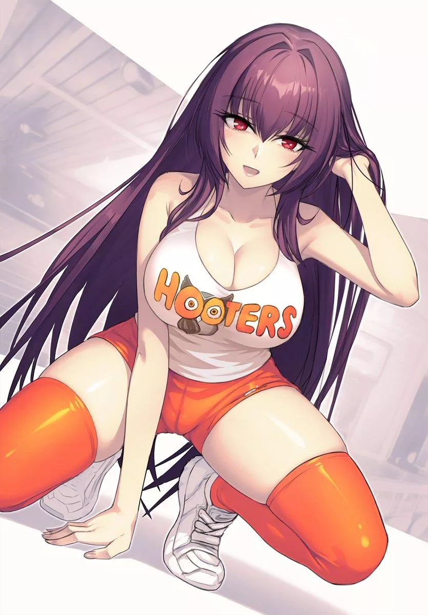 Hooters Scathach [Fate/GO]