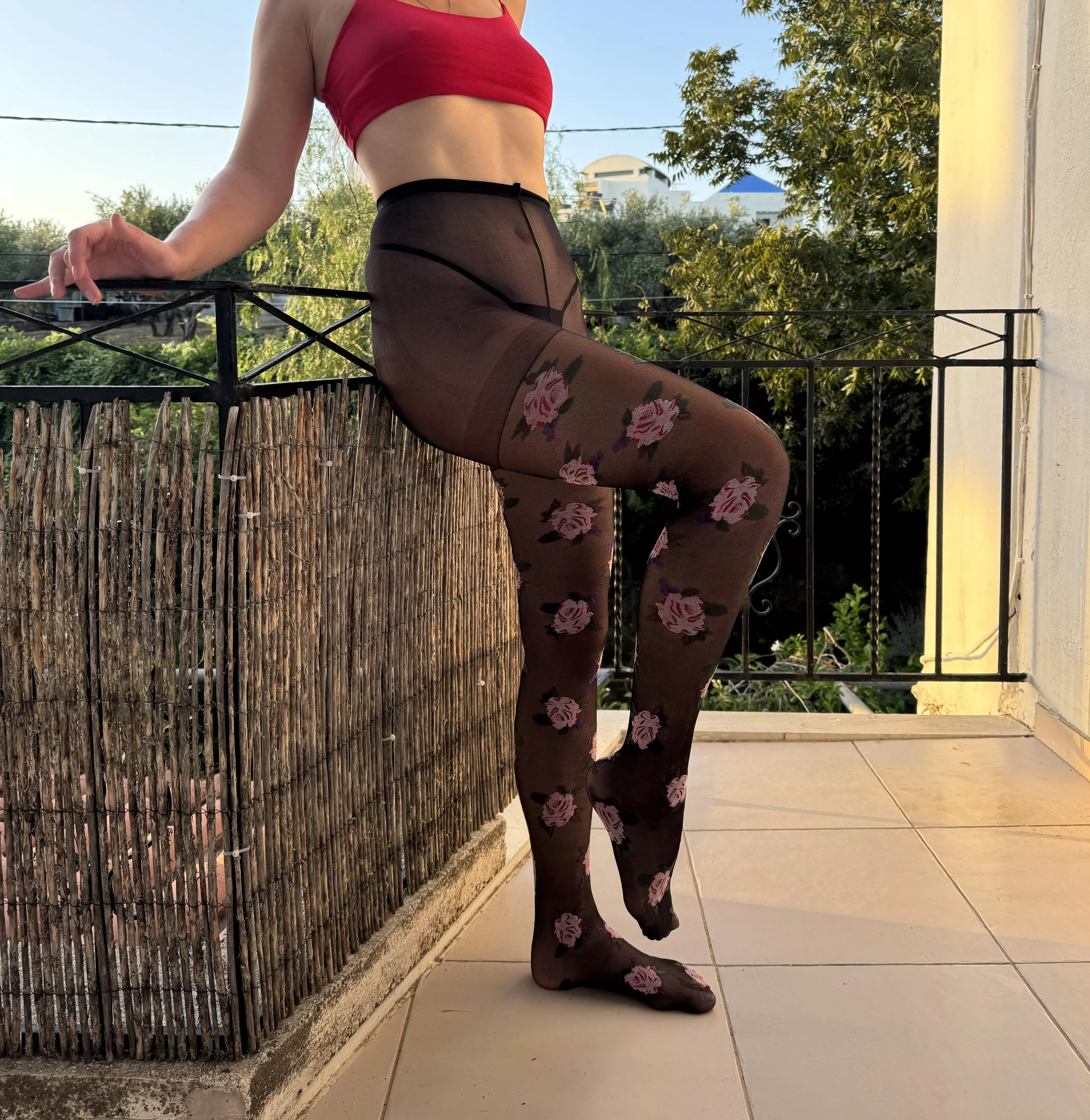 I can't wait for you to take off my pantyhose