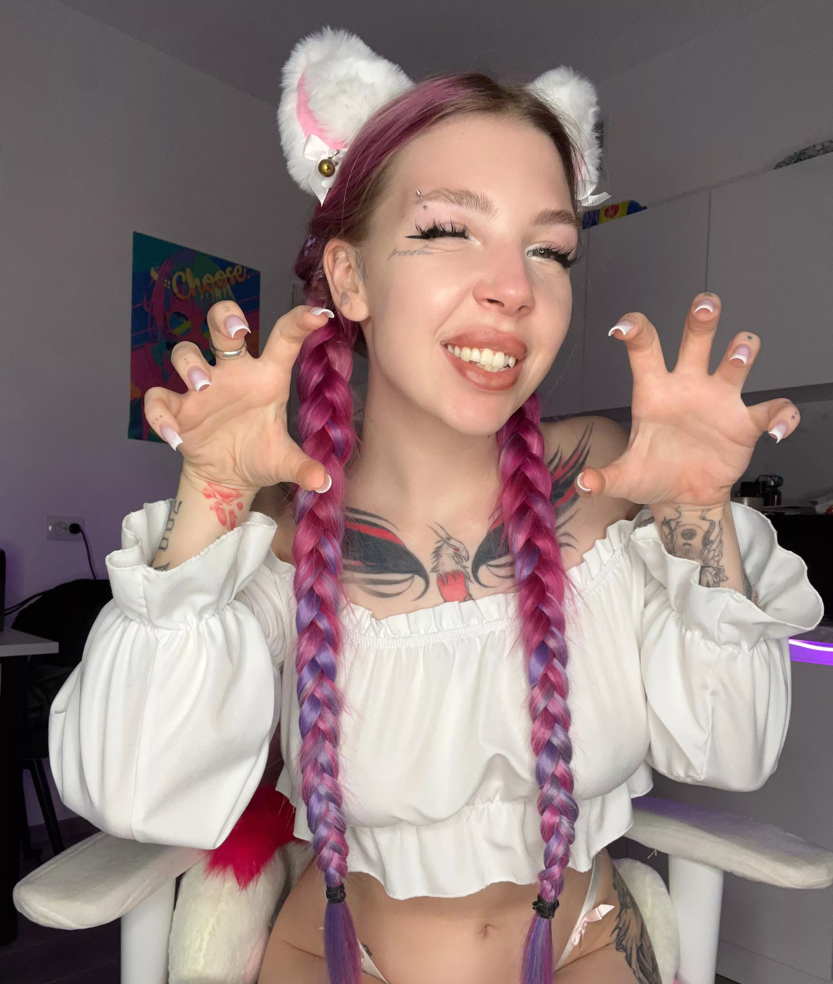 I just love those cat ears meow