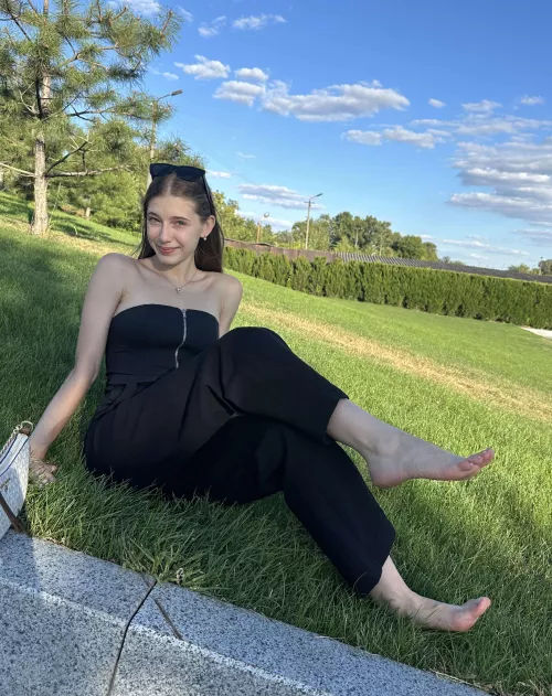 I love showing my legs in public