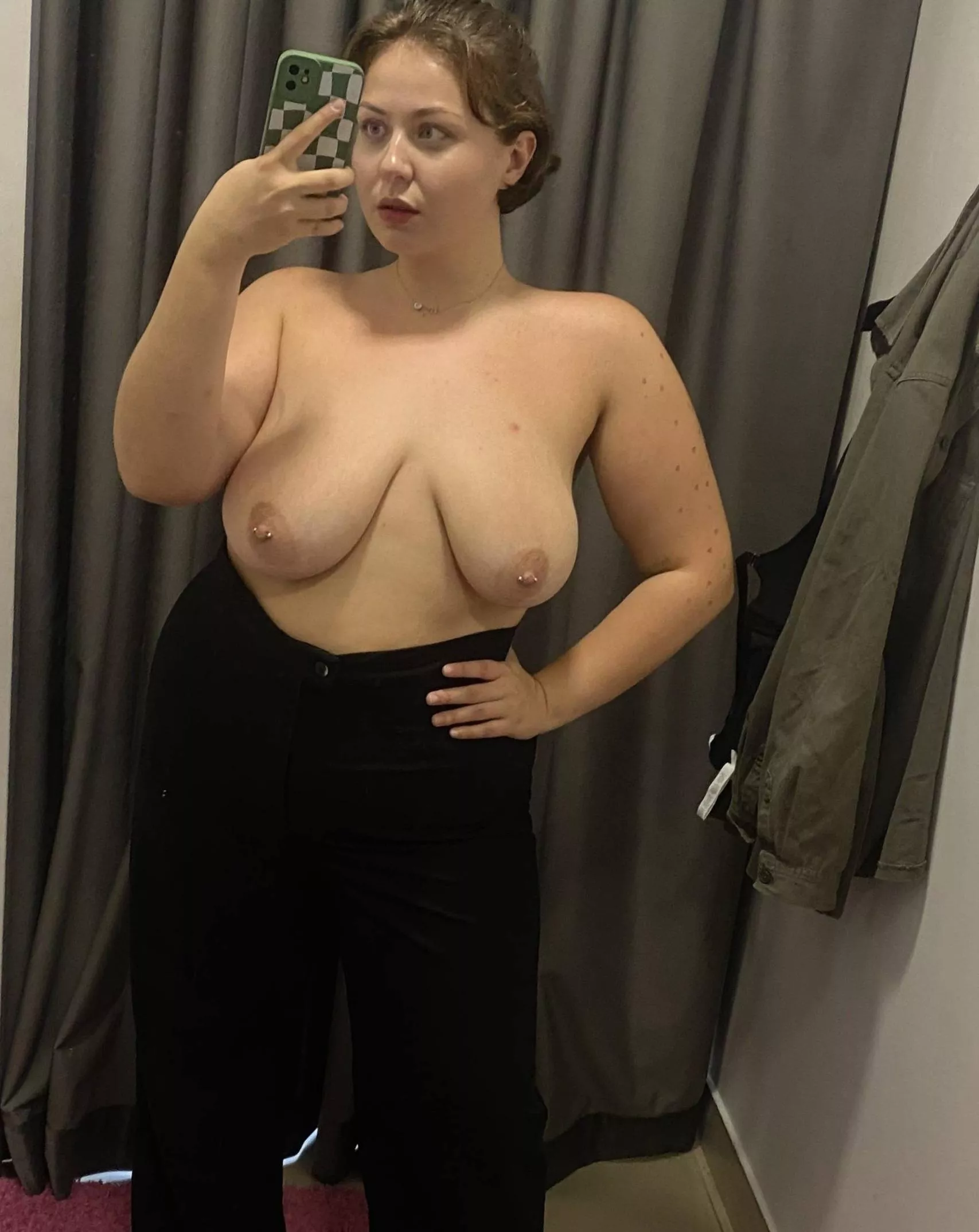 I wish a stranger would come into the changing room and fondle my breasts