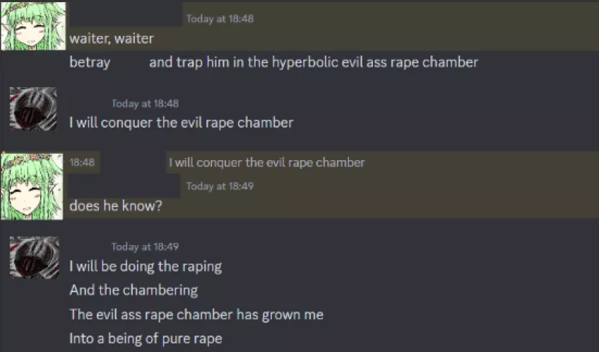 I witnessed this interaction on Discord and thought this was really fitting.