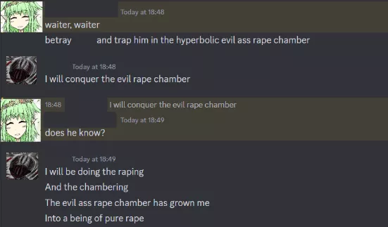 I witnessed this interaction on Discord and thought this was really fitting.