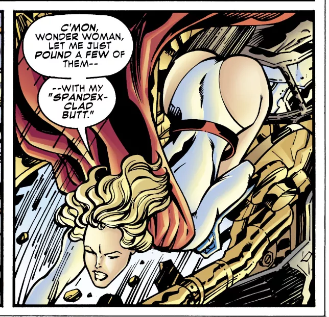 I'll happily volunteer anyday [Justice League: Amazons (2001)]