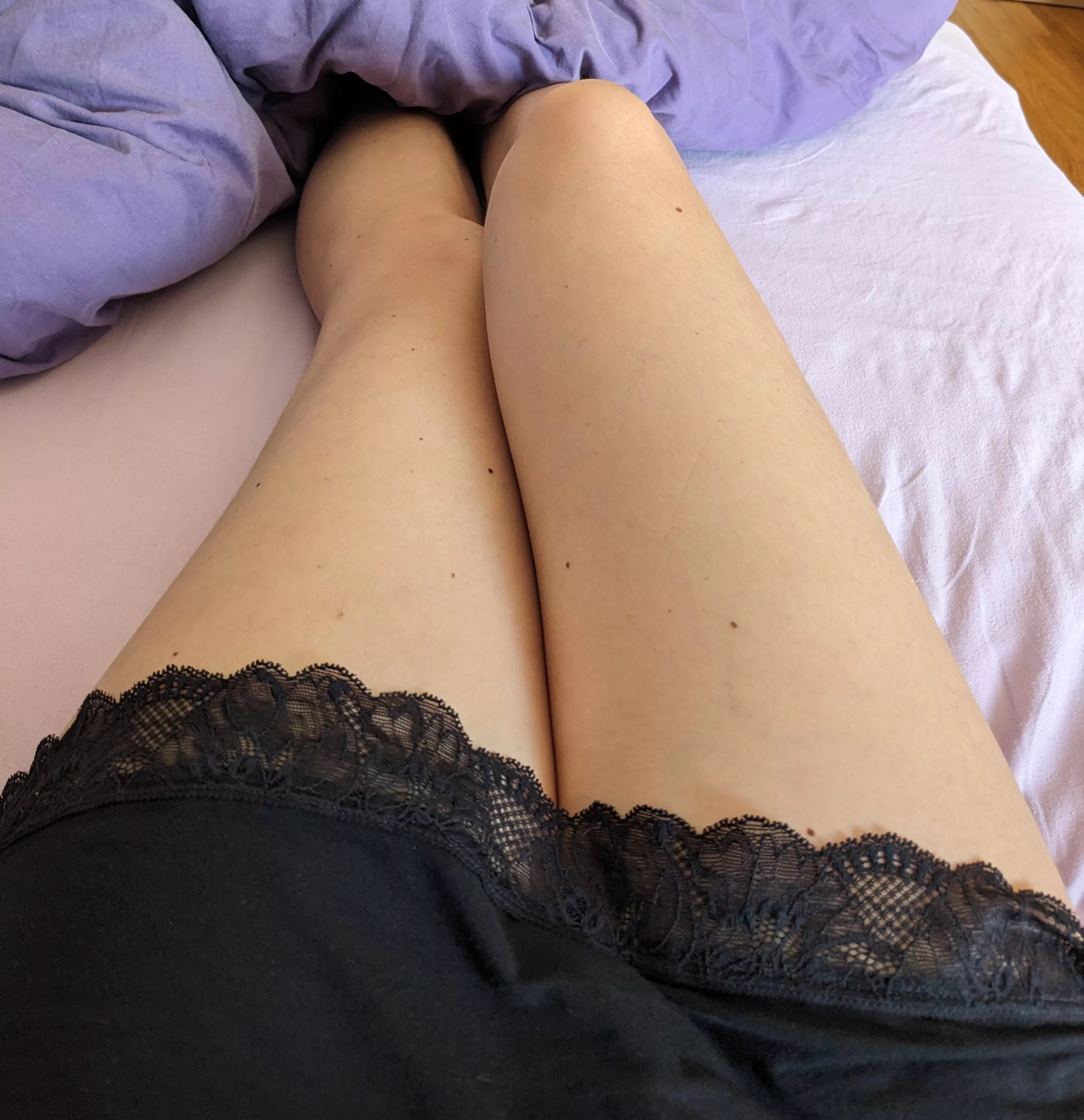 Just relaxing in bed