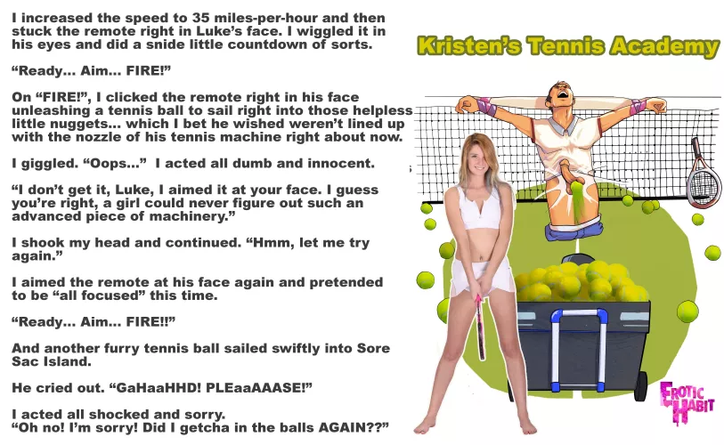 Kristen's Tennis Academy 😈🍒🎾