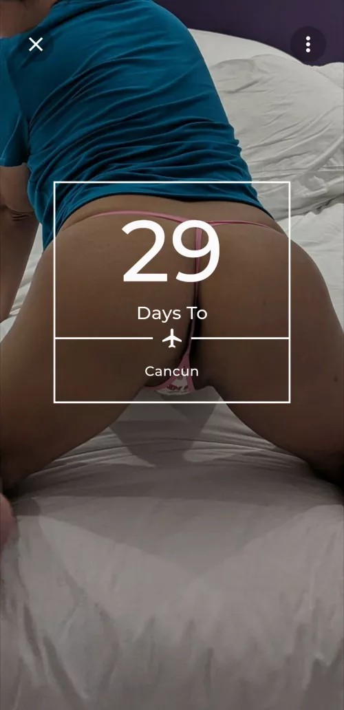 Less than a month to go