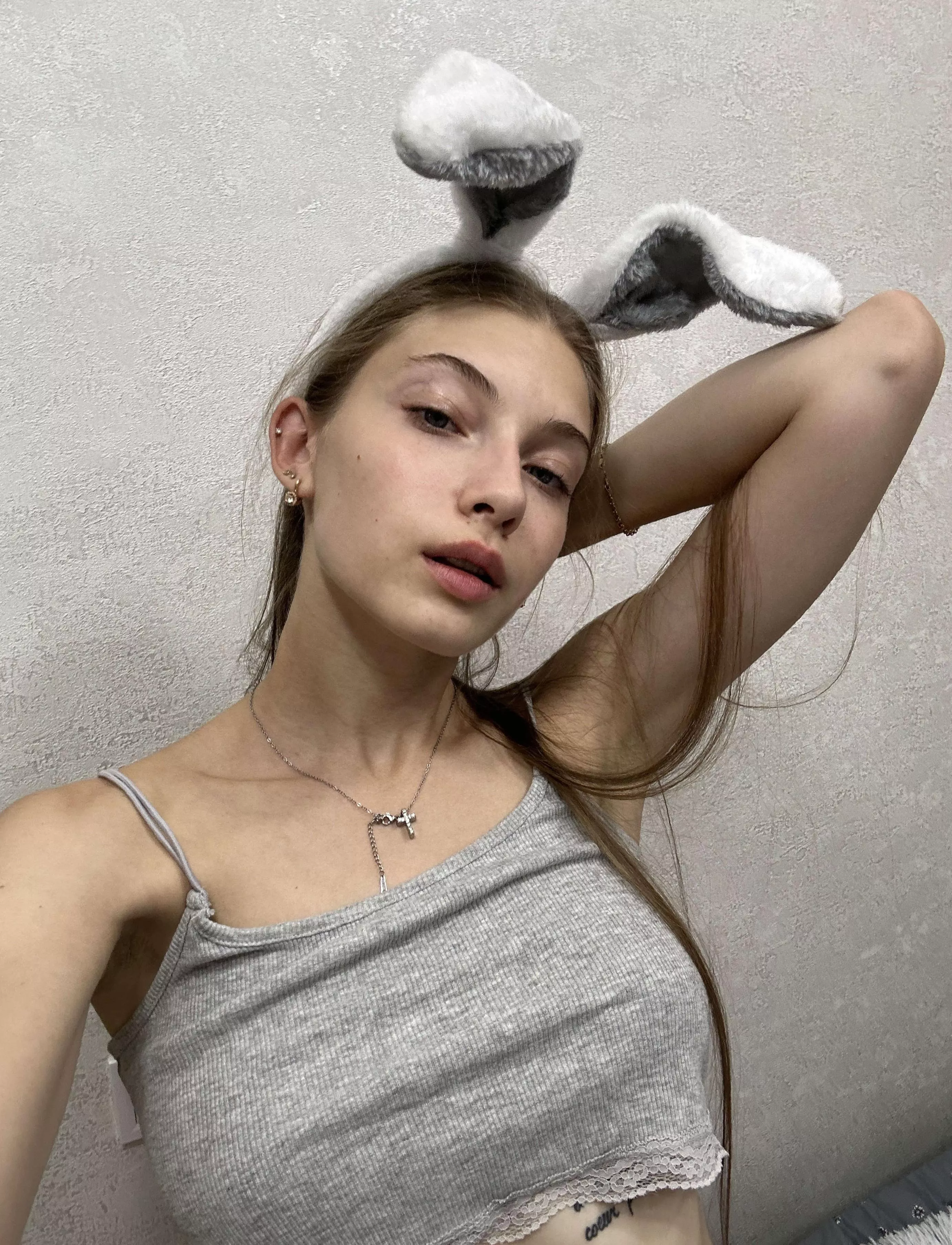 Little miniature bunny girl