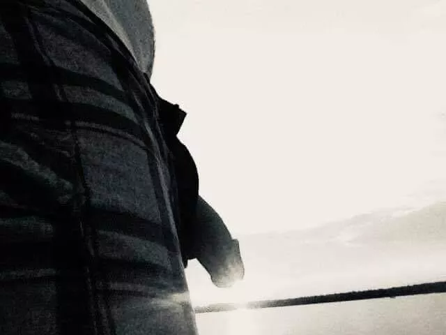 Little sunset on the water