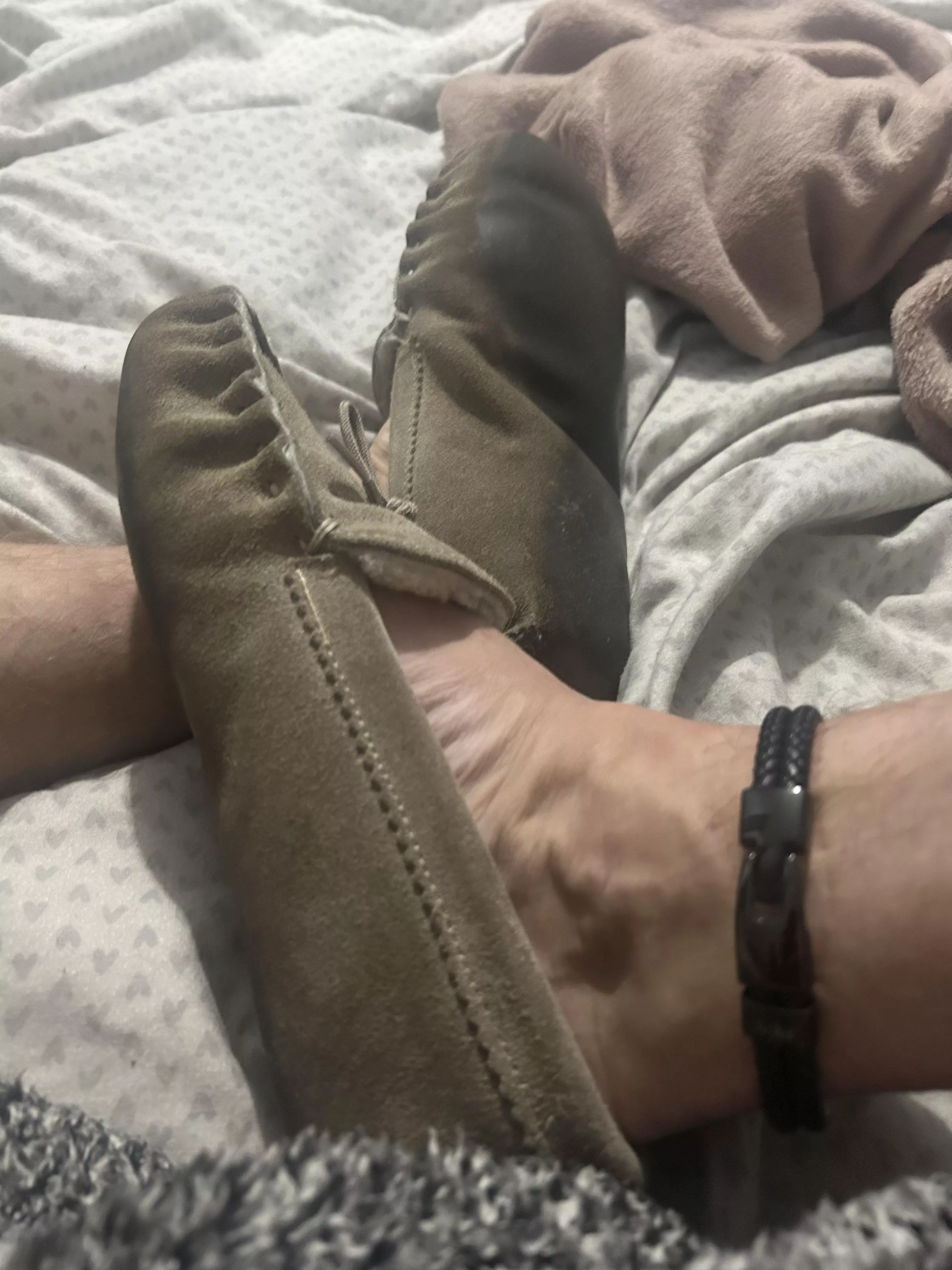 Love a fluffy moccasin