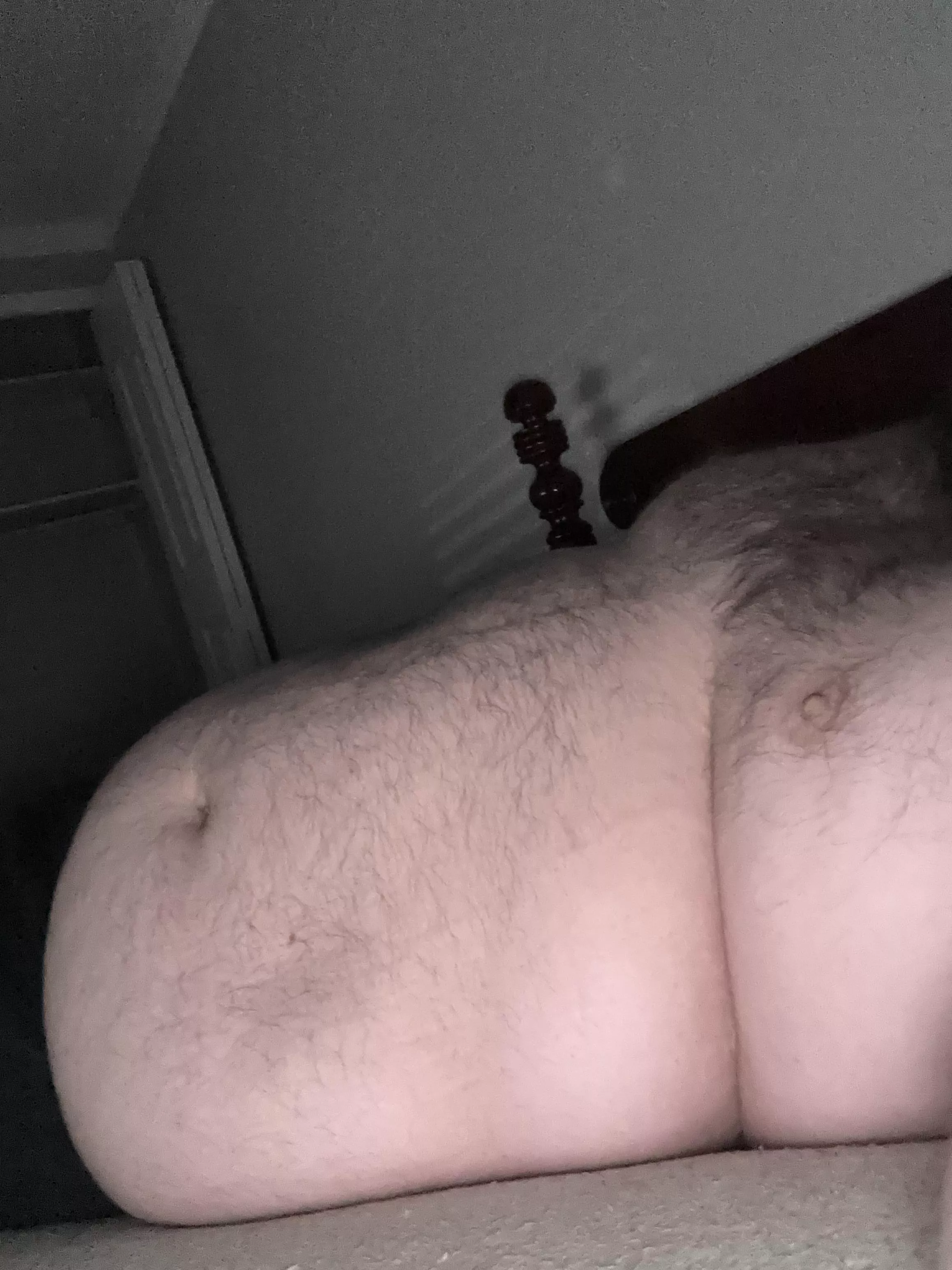 Miss having a woman jiggle my belly 