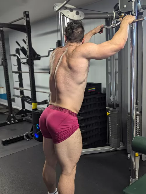 Muscular can be cute too, right? 