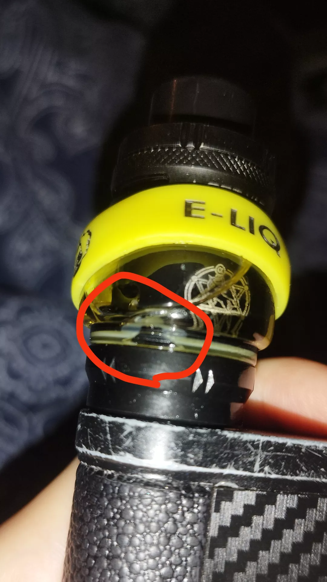 My liquid is pouring out and I have no idea why. Anyone know what to do?