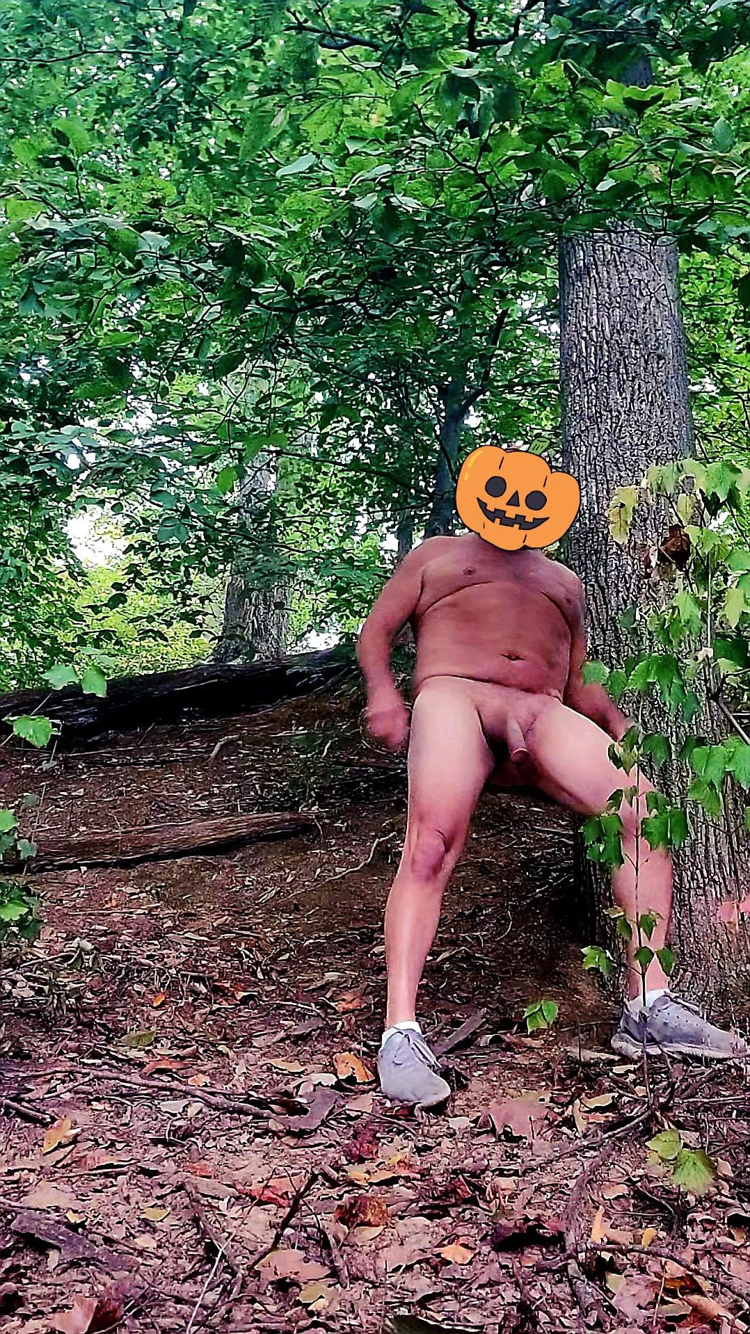 Naked in the woods so enjoyable!